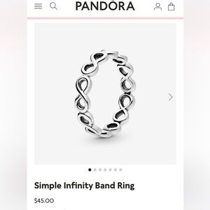 COPY - Pandora infinity ring